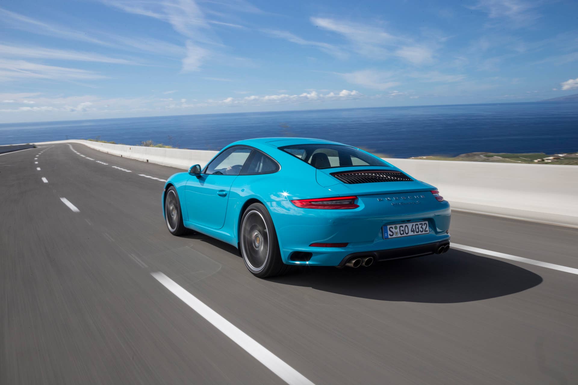 2017 Porsche 911 Carrera S in Miami Blue