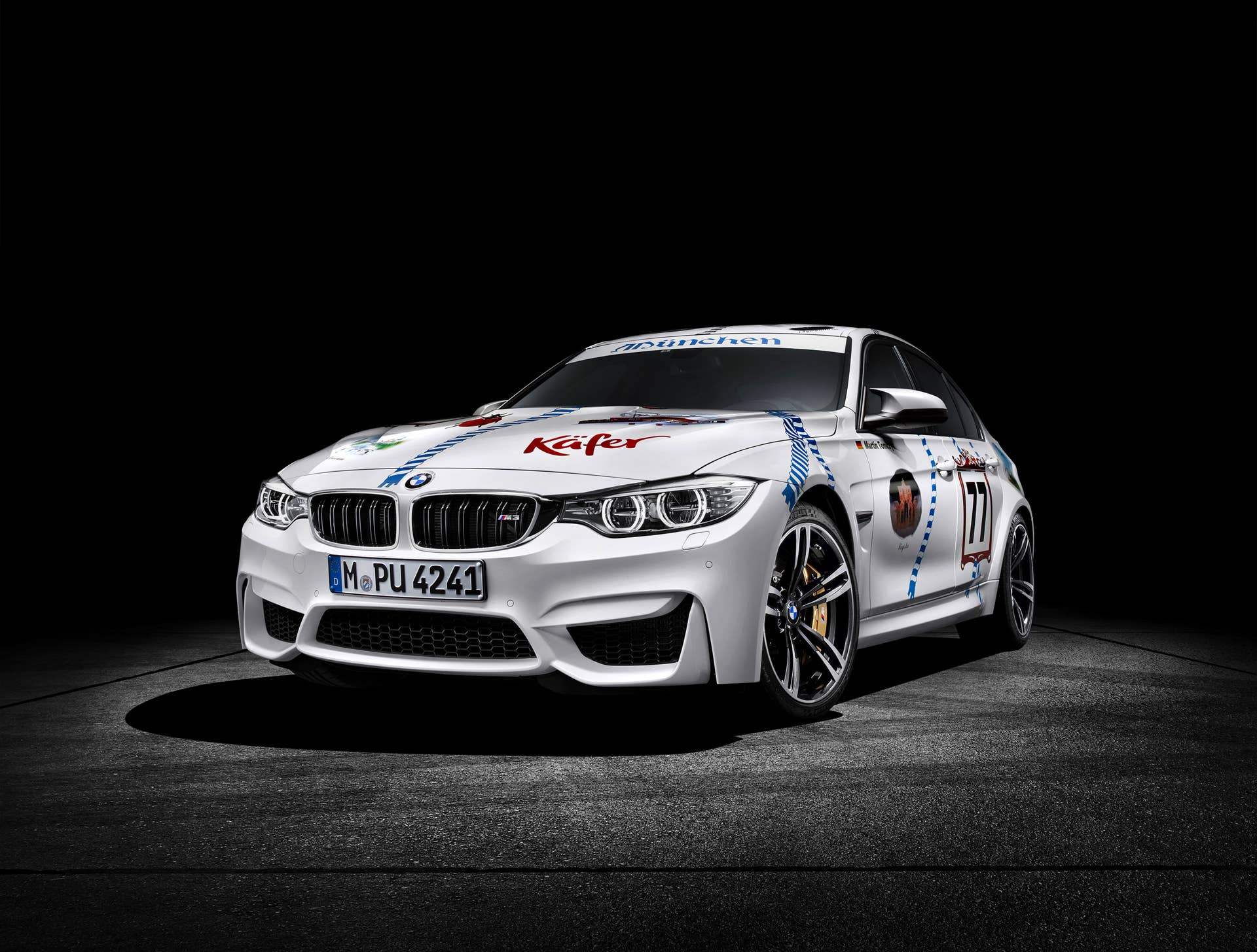BMW M3 Munchner Wirte front 3/4