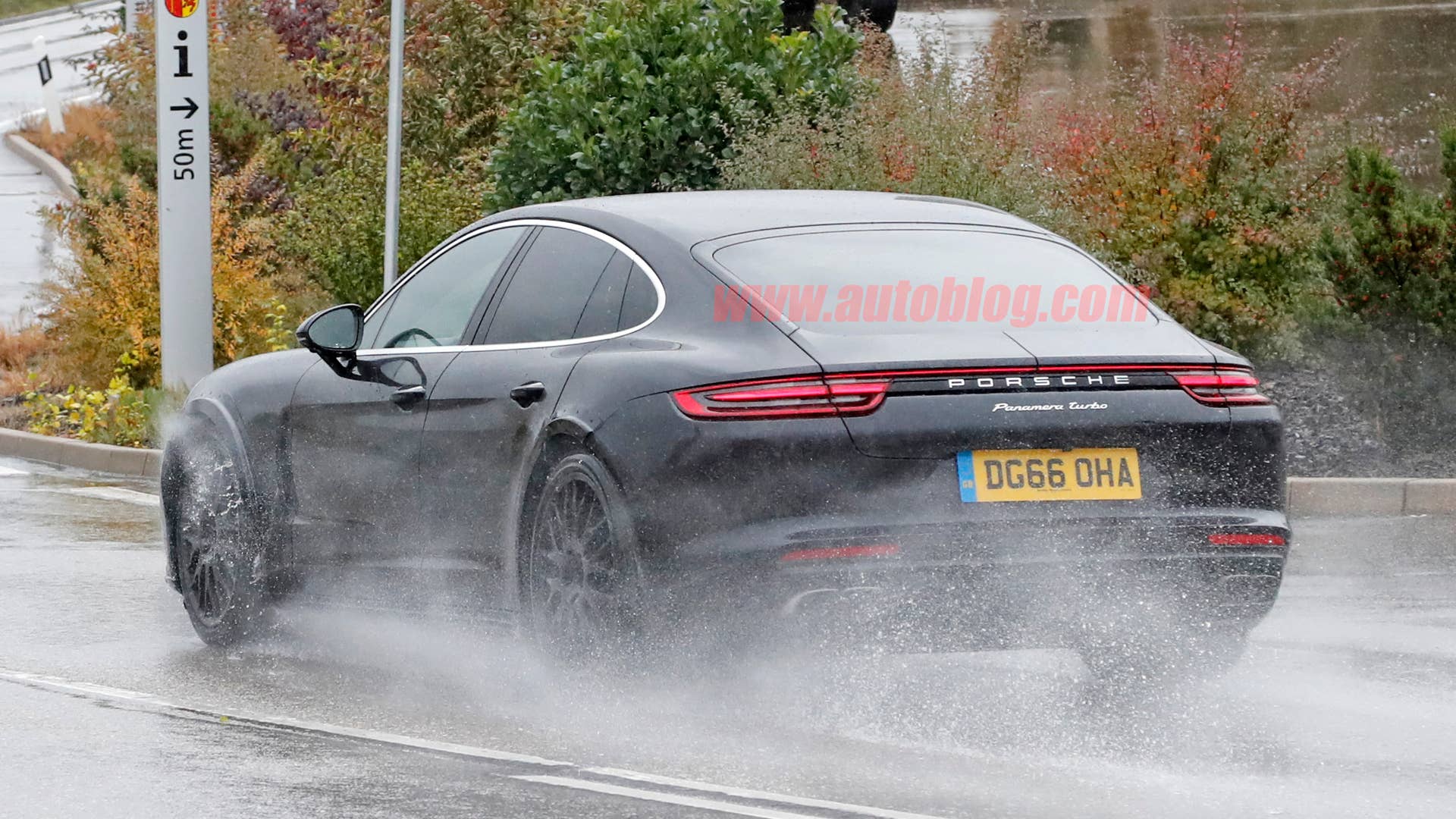 Bentley Flying Spur Spy Shots Rear End Exterior