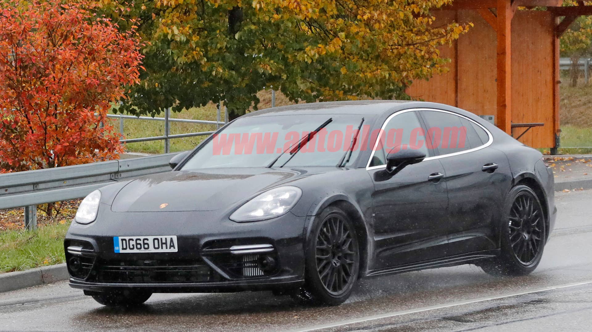 Bentley Flying Spur Spy Shots Three Quarter Front End Exterior