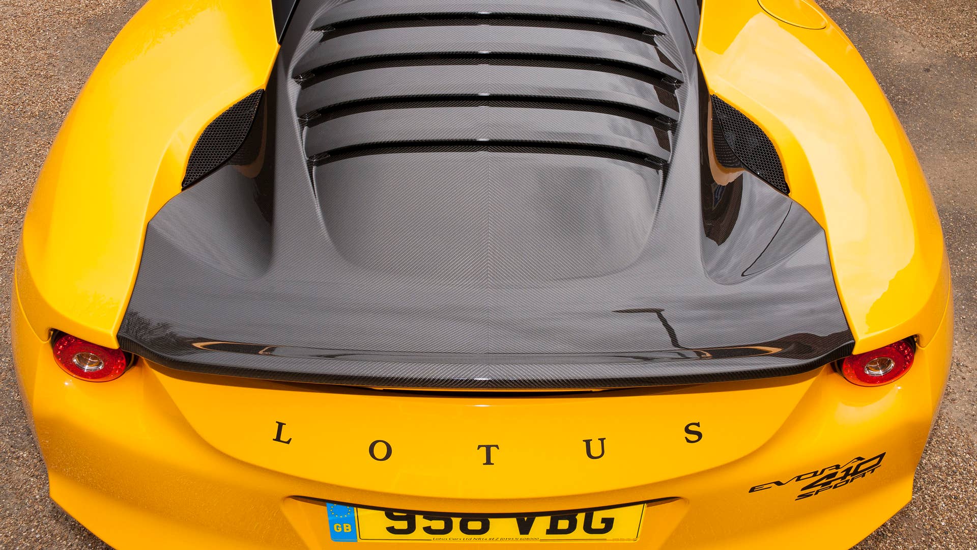 lotus evora sport 410 rear panel