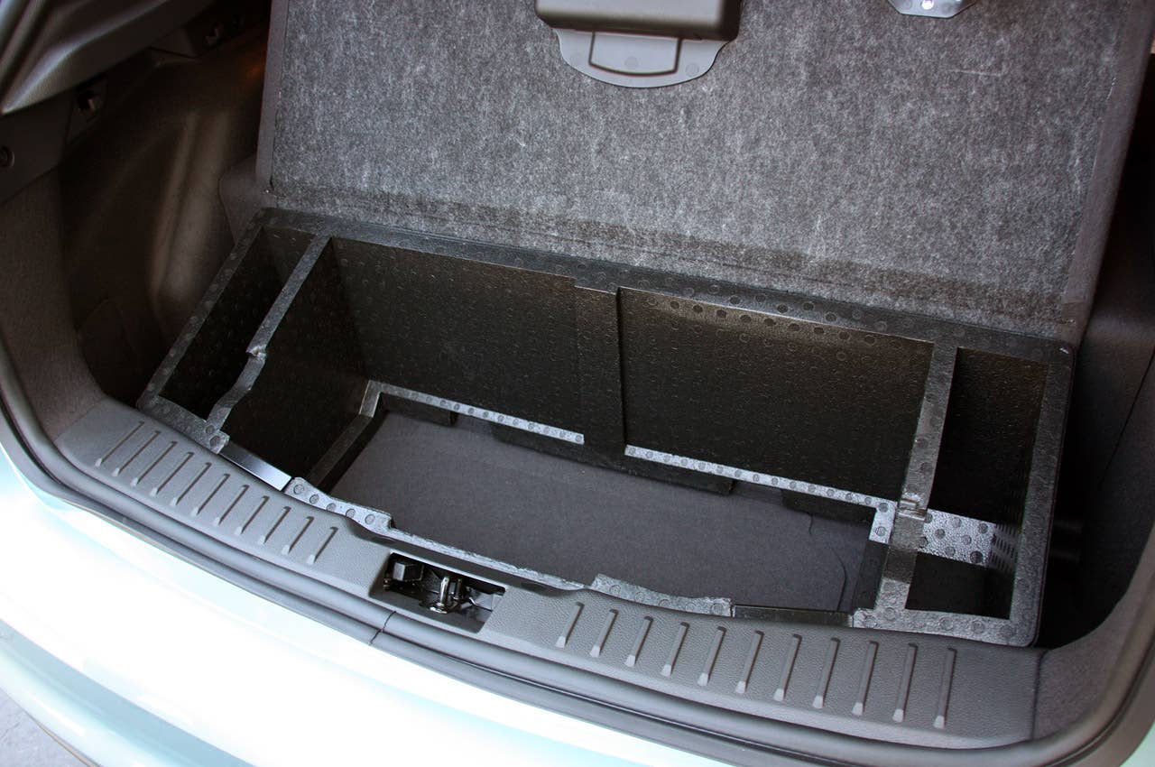 2012 Ford Focus Electric rear cargo area