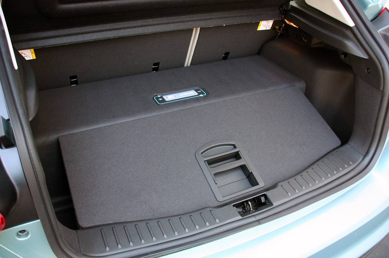2012 Ford Focus Electric rear cargo area