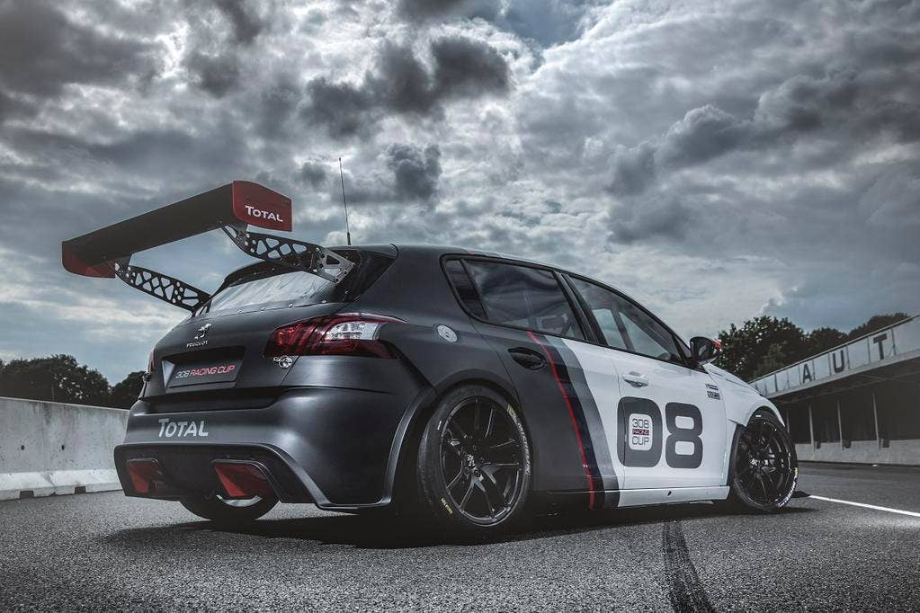 peugeot 308 racing cup profile rear