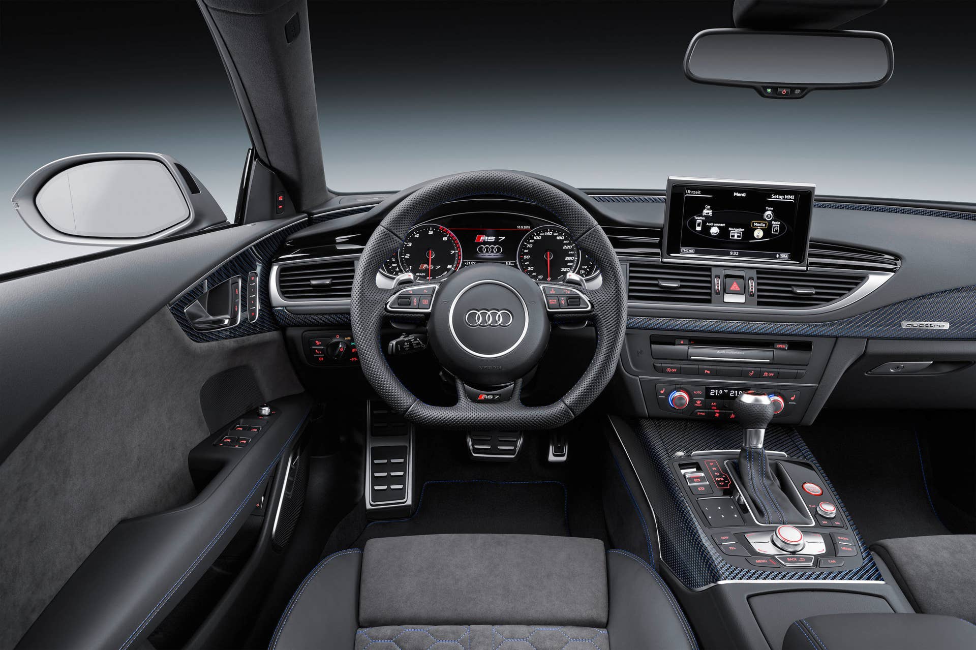 audi rs7 sportback performance interior