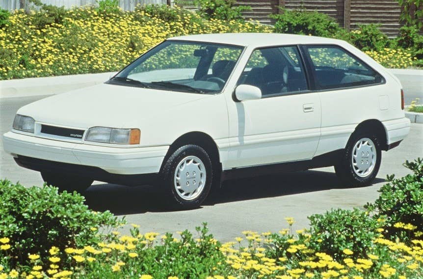 second generation hyundai excel