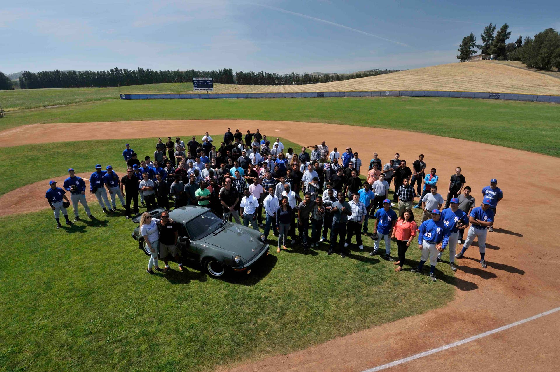 Steve McQueen's 1976 Porsche 930 baseball field