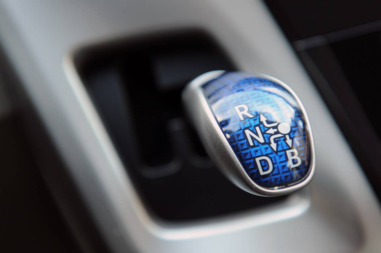 2012 Toyota Prius V gear selector