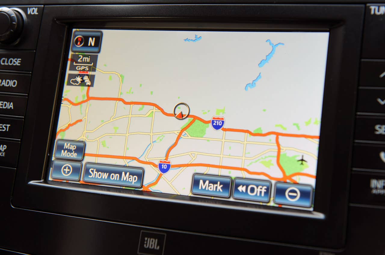 2012 Toyota Prius V navigation system