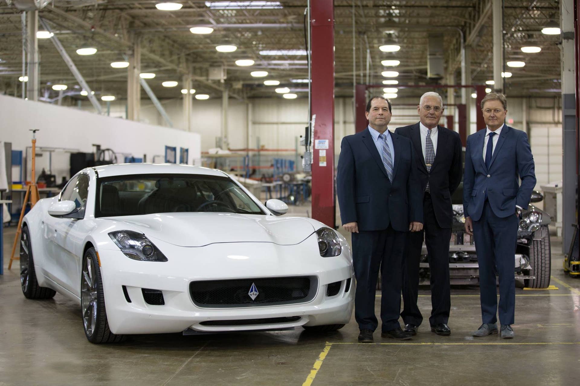 Gilbert Villarreal Bob Lutz Henrik Fisker Karma Destino VLF Automotive plant
