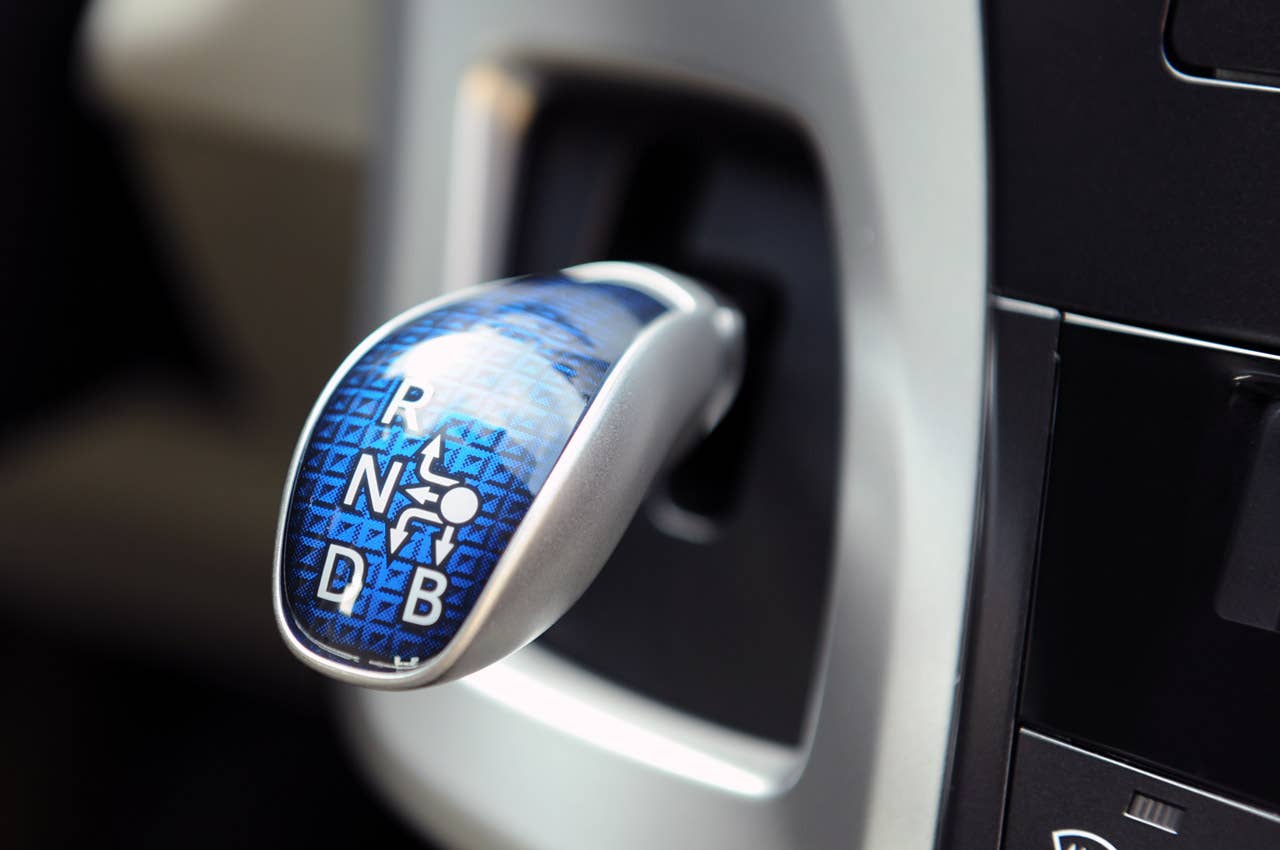 2012 Toyota Prius V gear selector