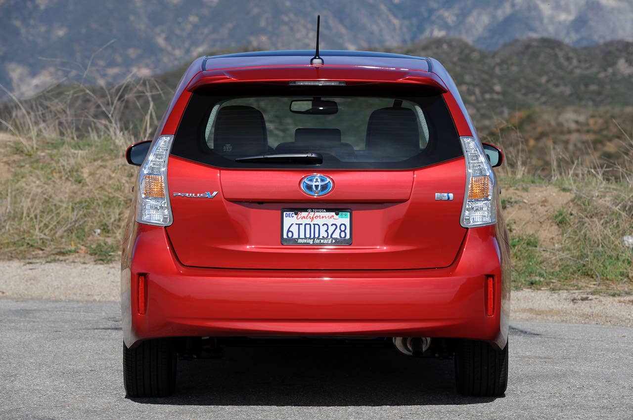 2012 Toyota Prius V rear view