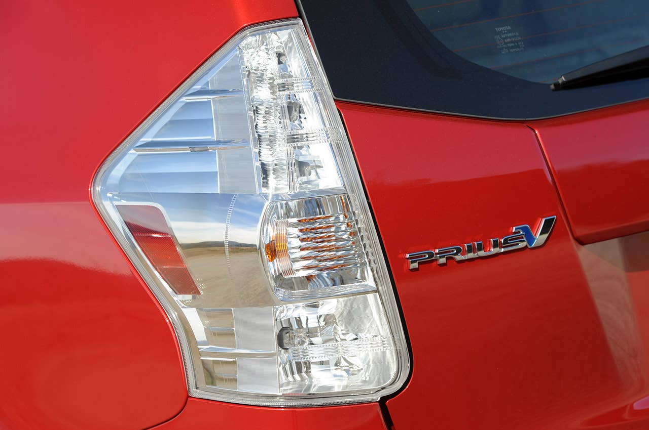 2012 Toyota Prius V taillight
