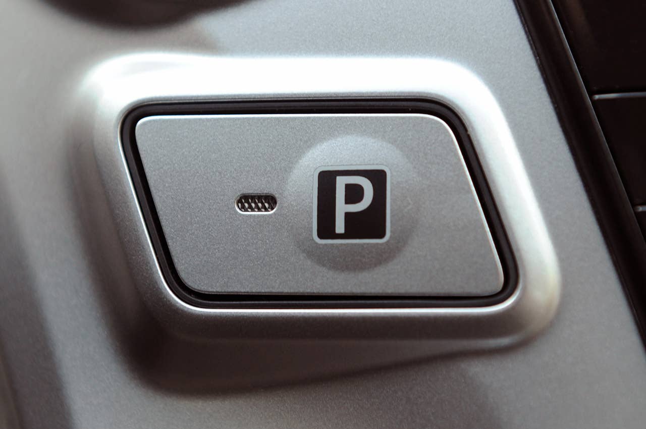 2012 Toyota Prius V parking button