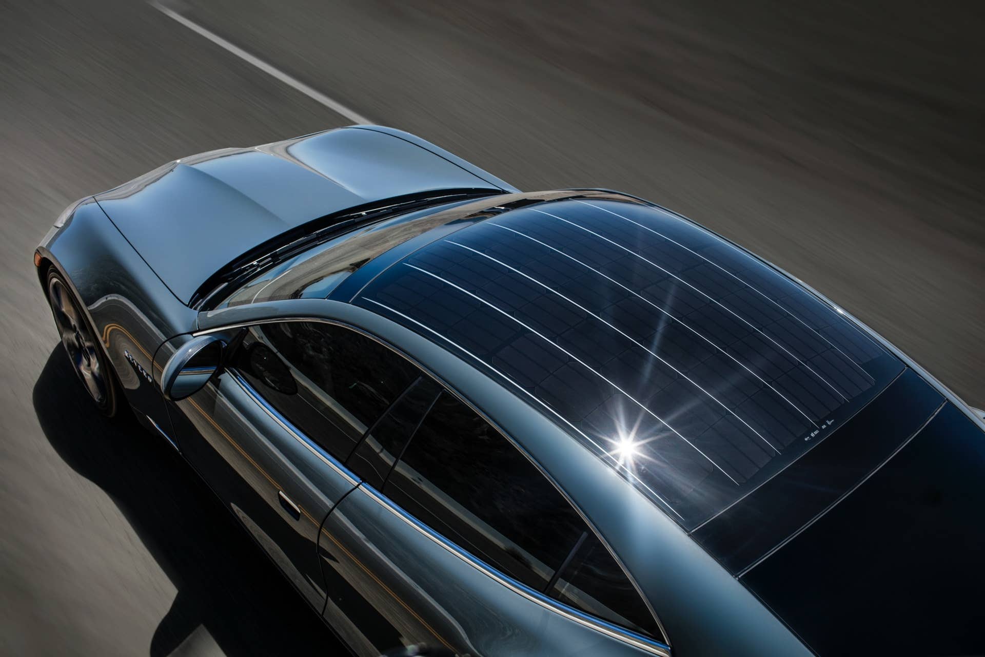 2017 Karma Revero in grey with solar roof