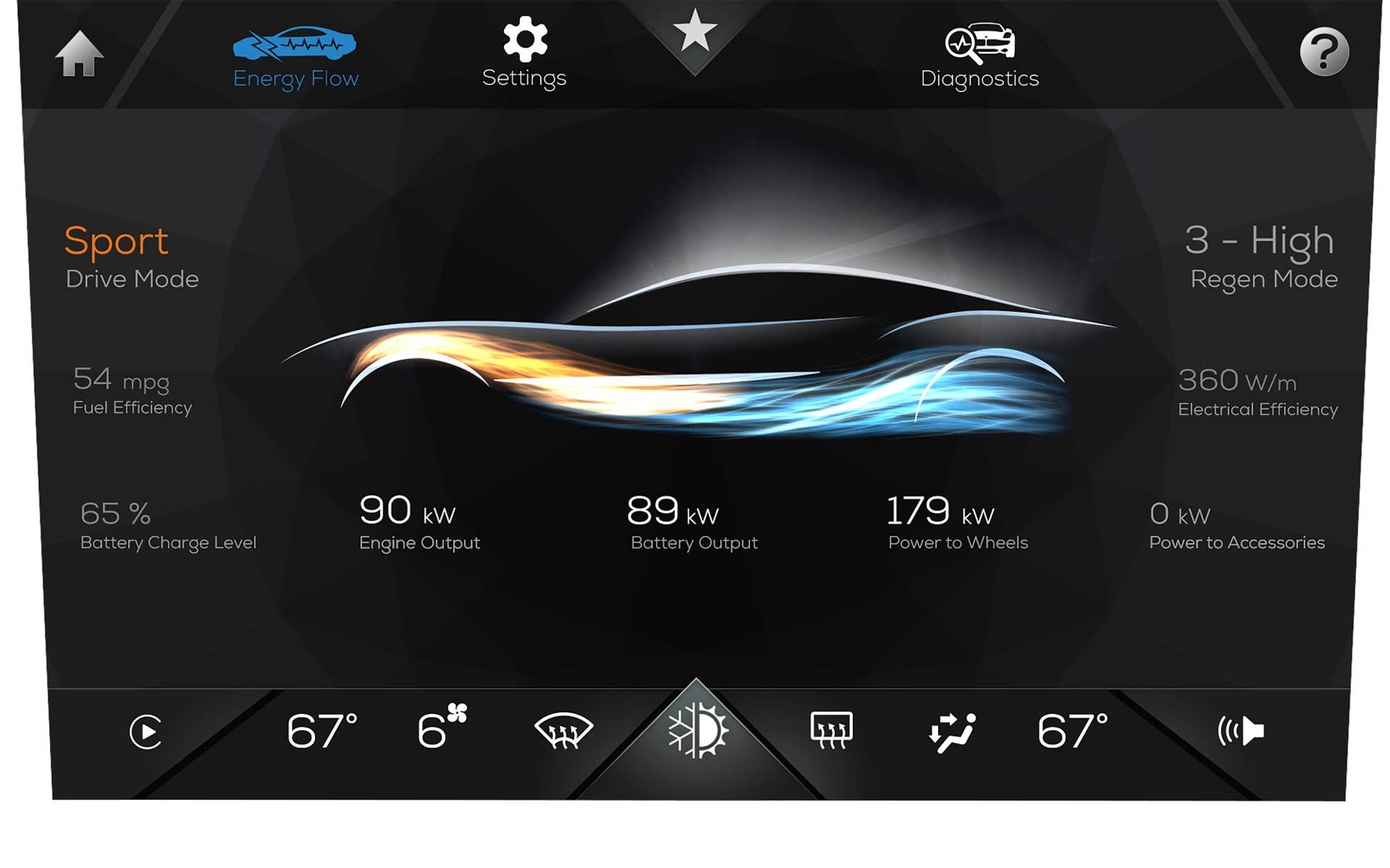 2017 Karma Revero infotainment screen
