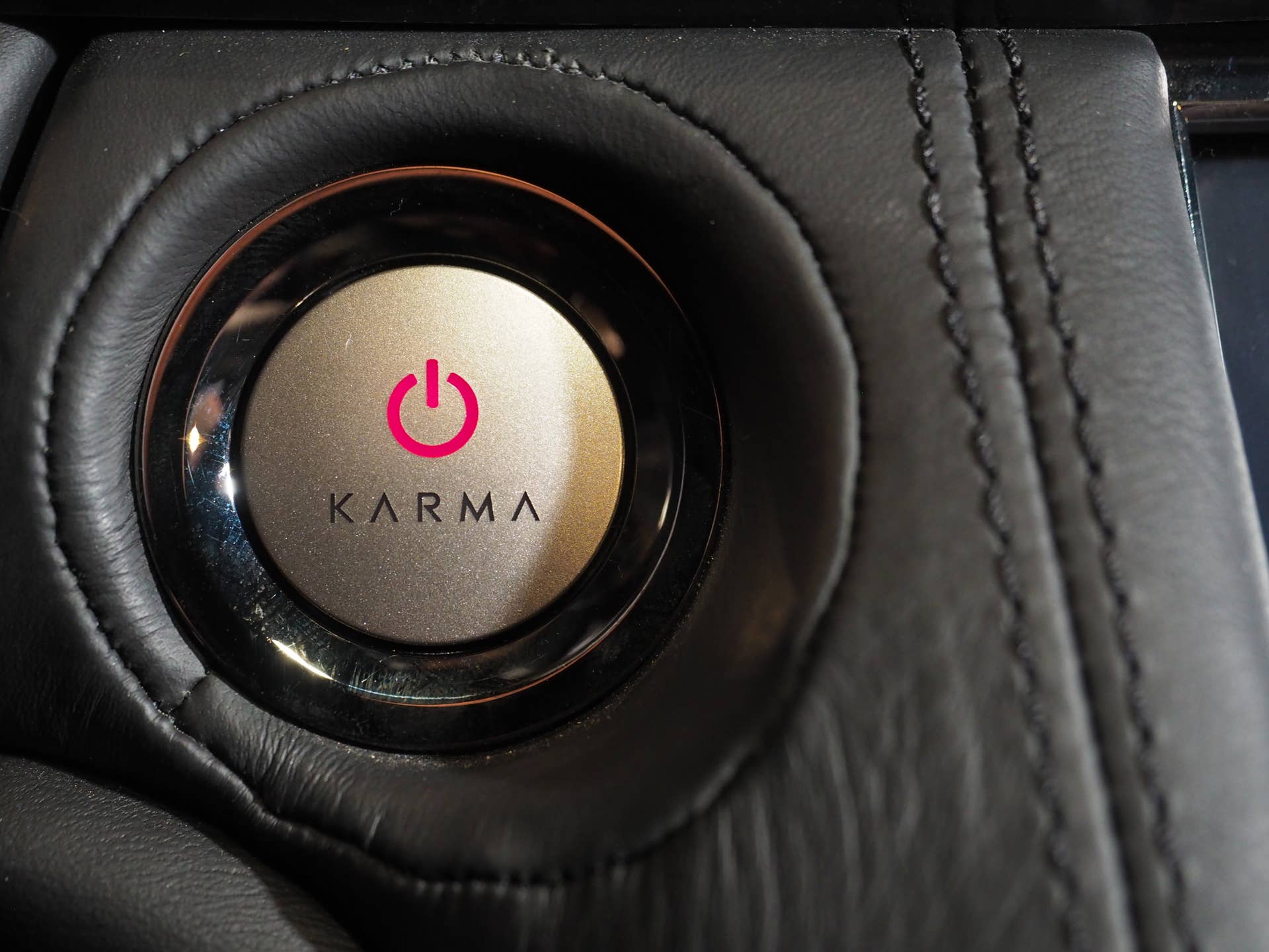 2017 Karma Revero start button