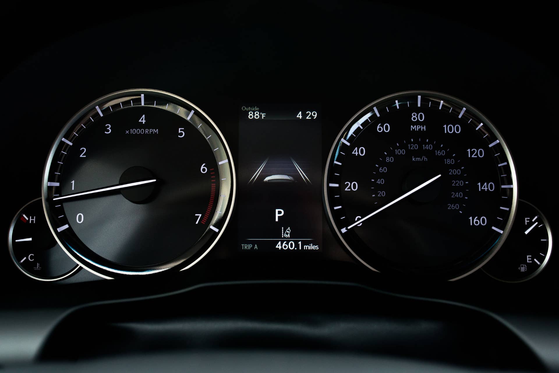 2016 lexus es350 instruments