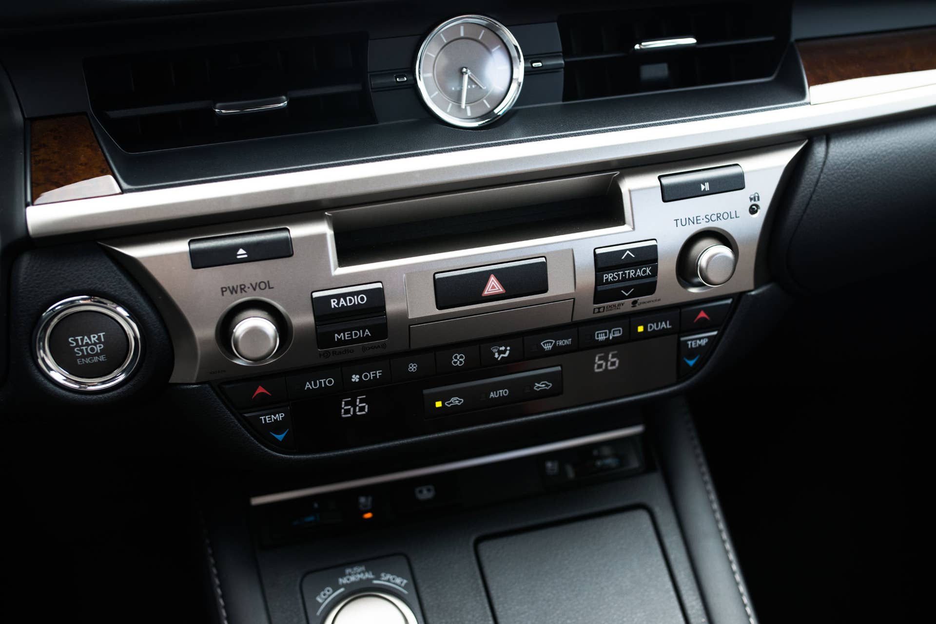 2016 lexus es350 center console