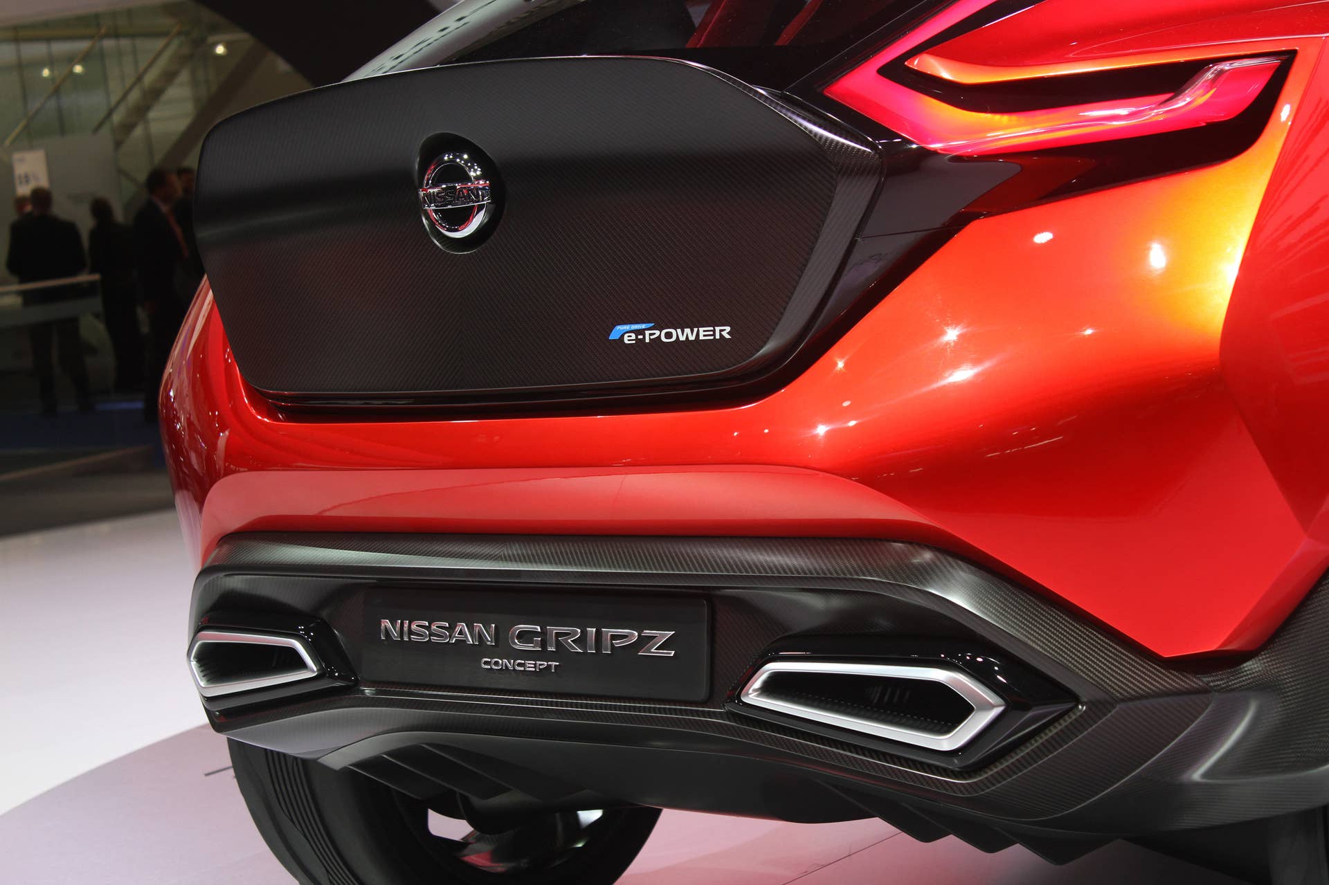 The Nissan Gripz concept unveiled at the 2015 Frankfurt Motor Show, close up of the rear.