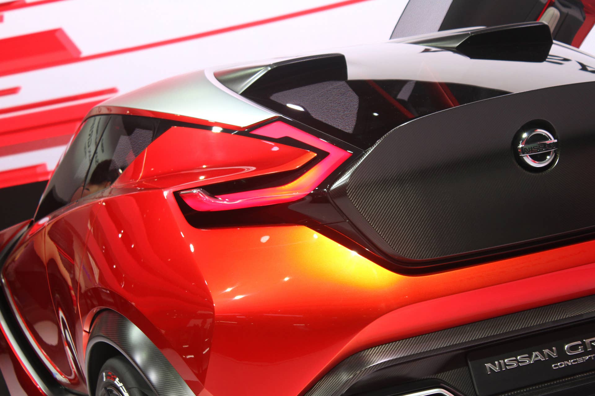 The Nissan Gripz concept unveiled at the 2015 Frankfurt Motor Show, taillight detail.