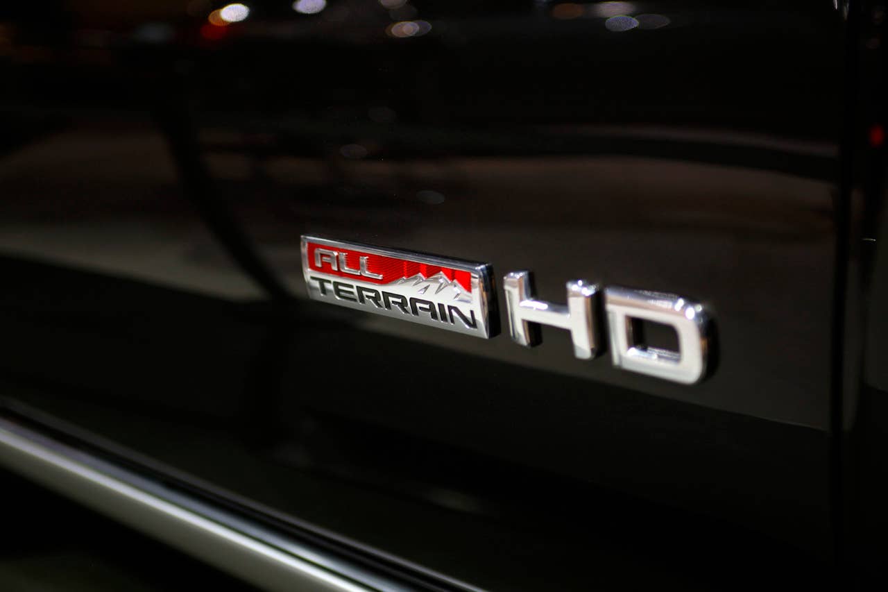 GMC Sierra All Terrain Concept fender badge