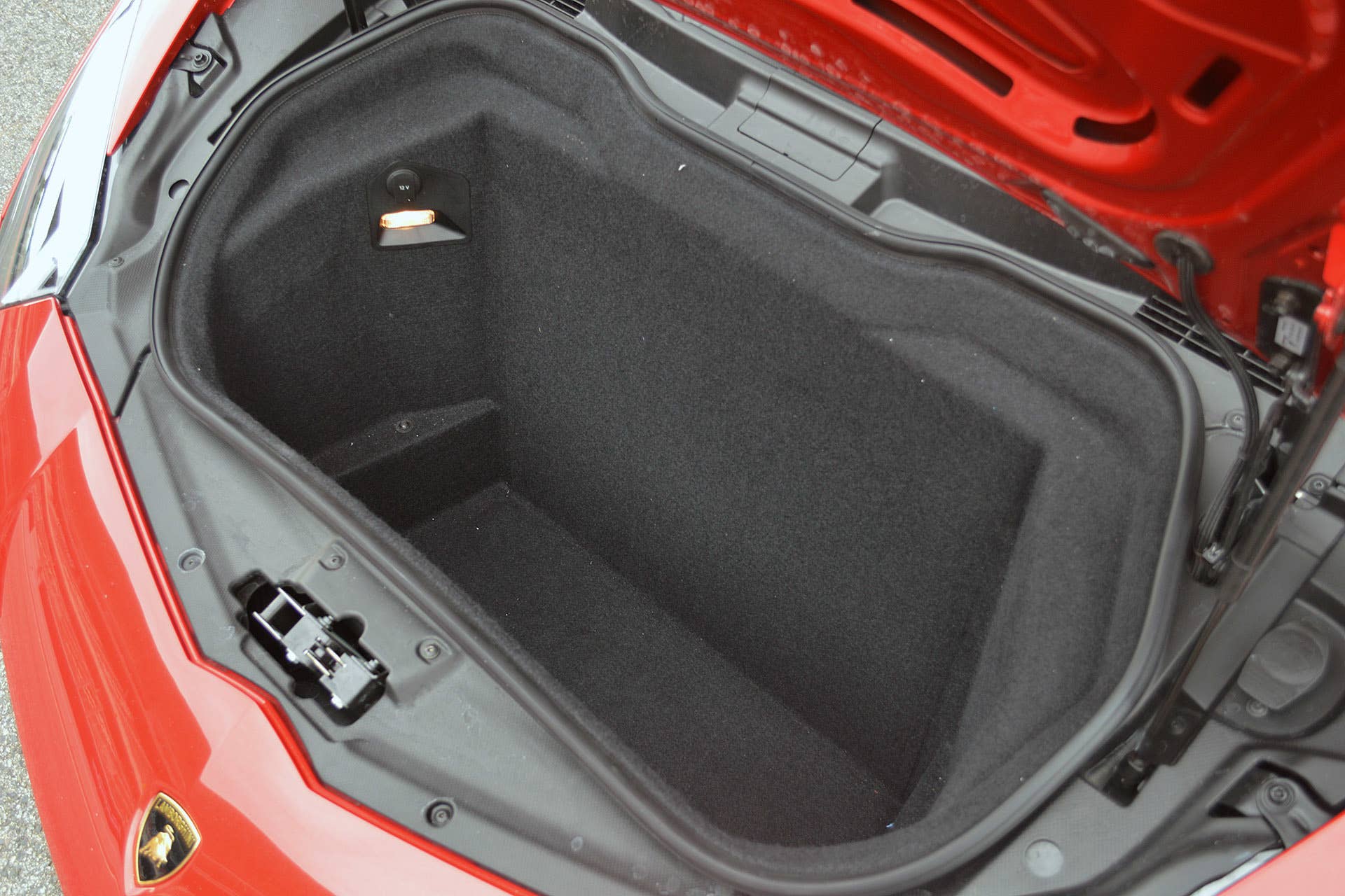 2016 Lamborghini Aventador LP 750-4 Superveloce front cargo area