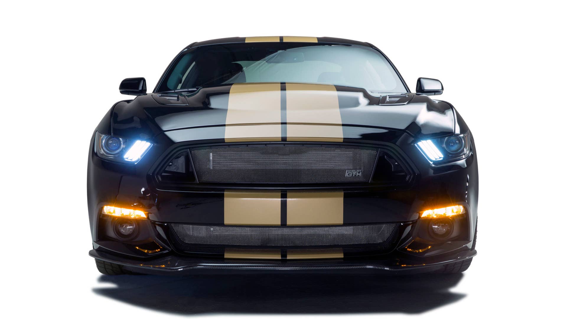 2016 ford shelby gt-h front lights on