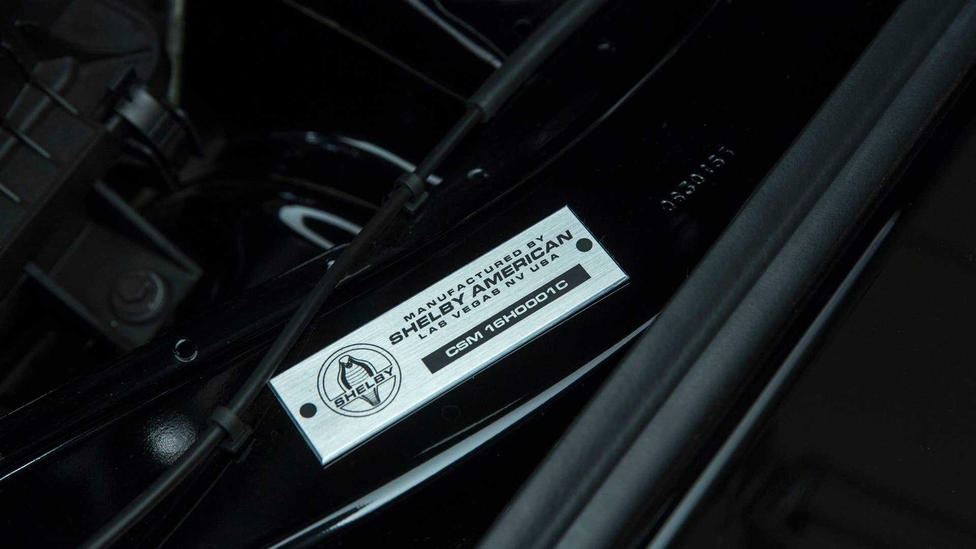 2016 ford shelby gt-h build plate