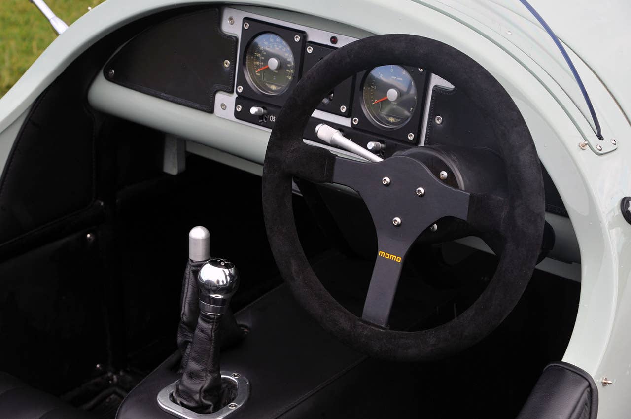 2012 Morgan 3 Wheeler interior