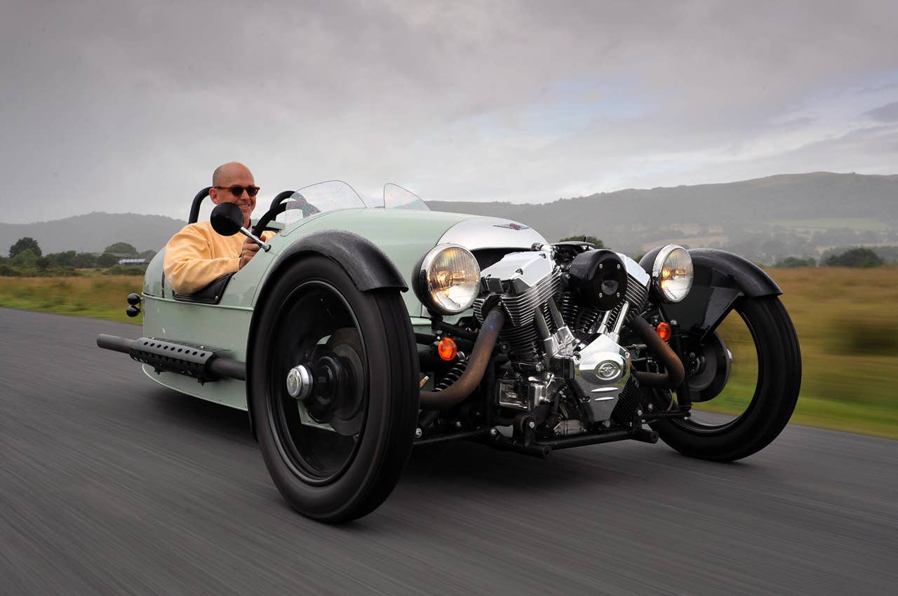 2012 Morgan 3 Wheeler driving