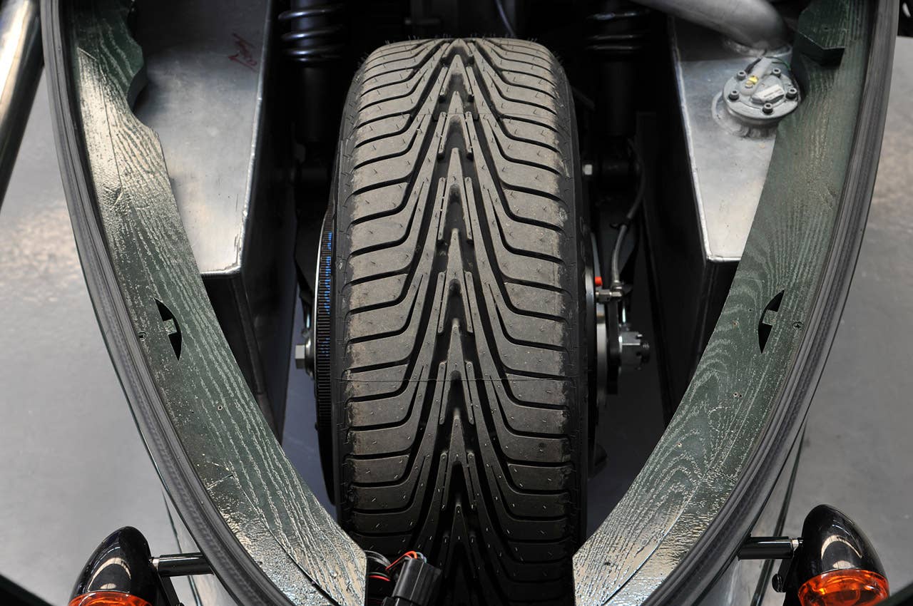 2012 Morgan 3 Wheeler rear tire