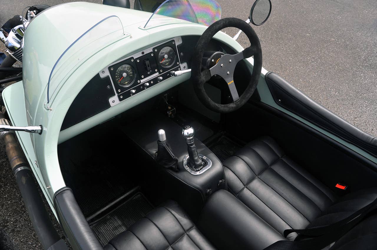 2012 Morgan 3 Wheeler interior