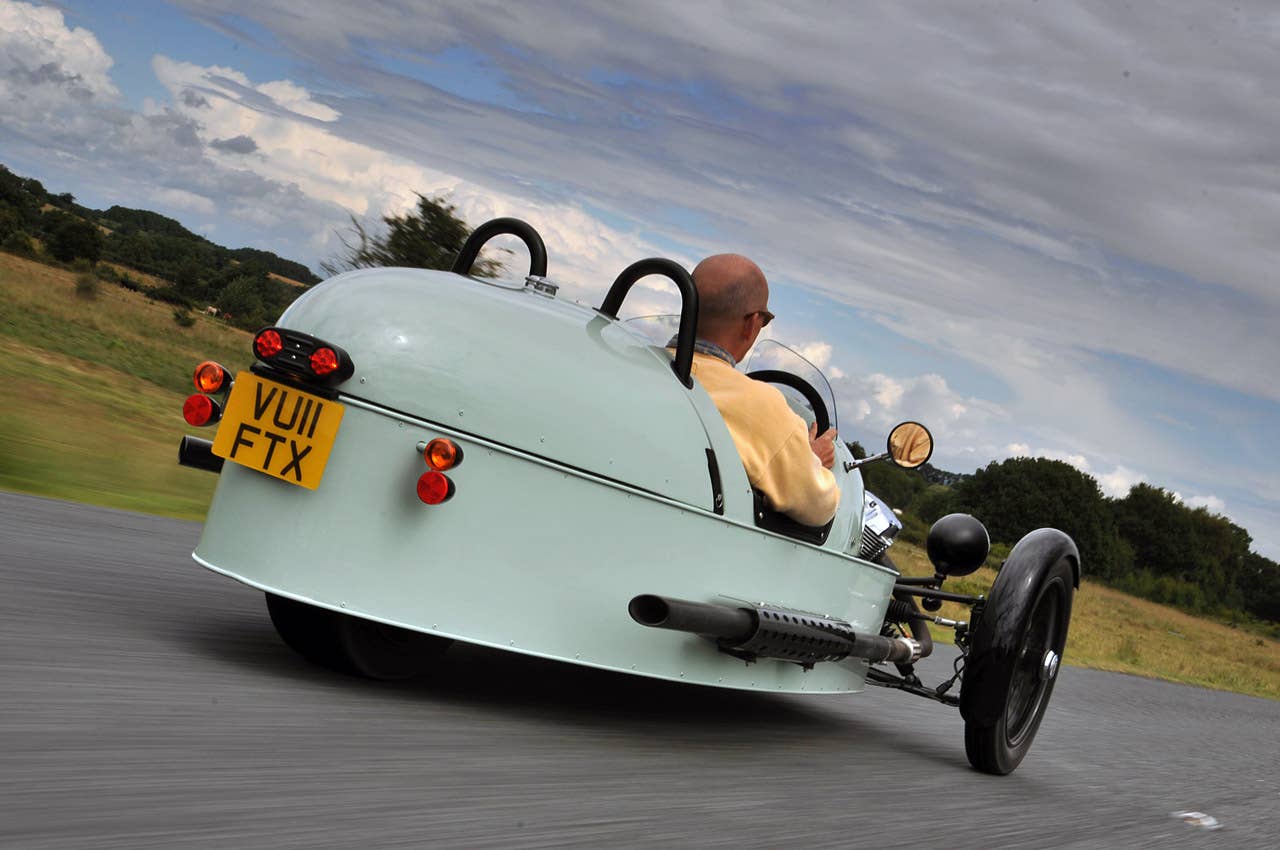 2012 Morgan 3 Wheeler driving