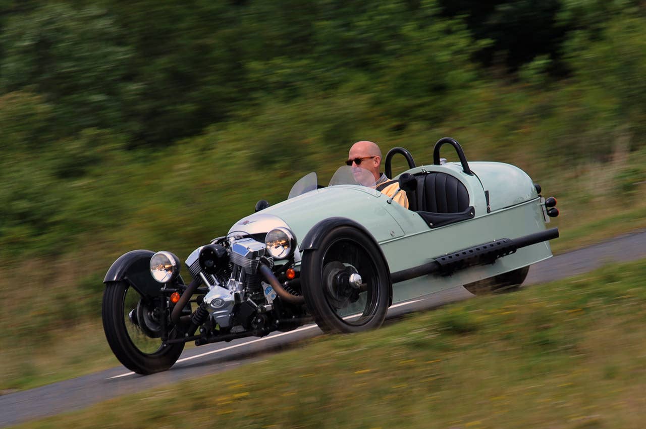2012 Morgan 3 Wheeler driving