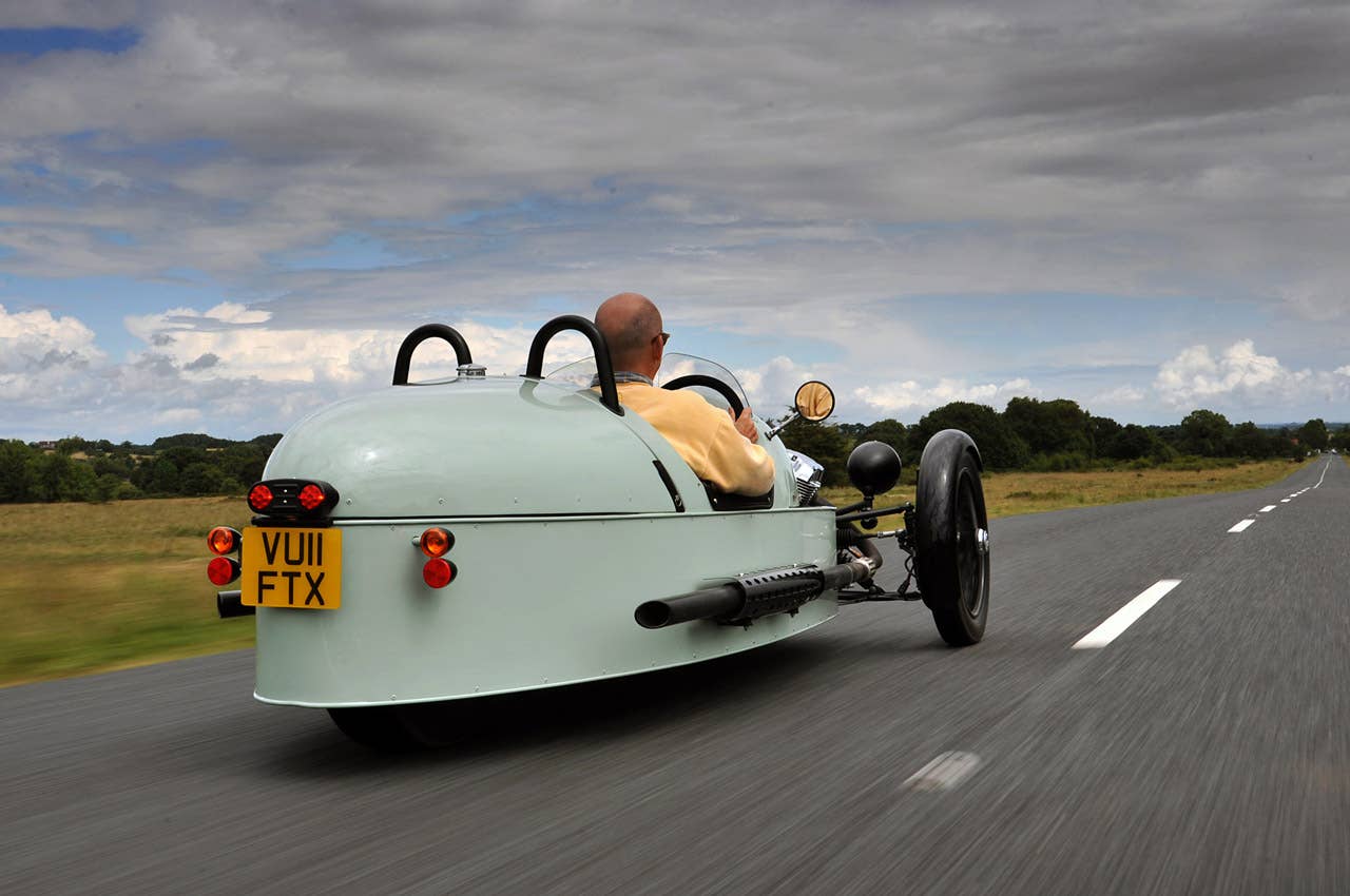 2012 Morgan 3 Wheeler driving