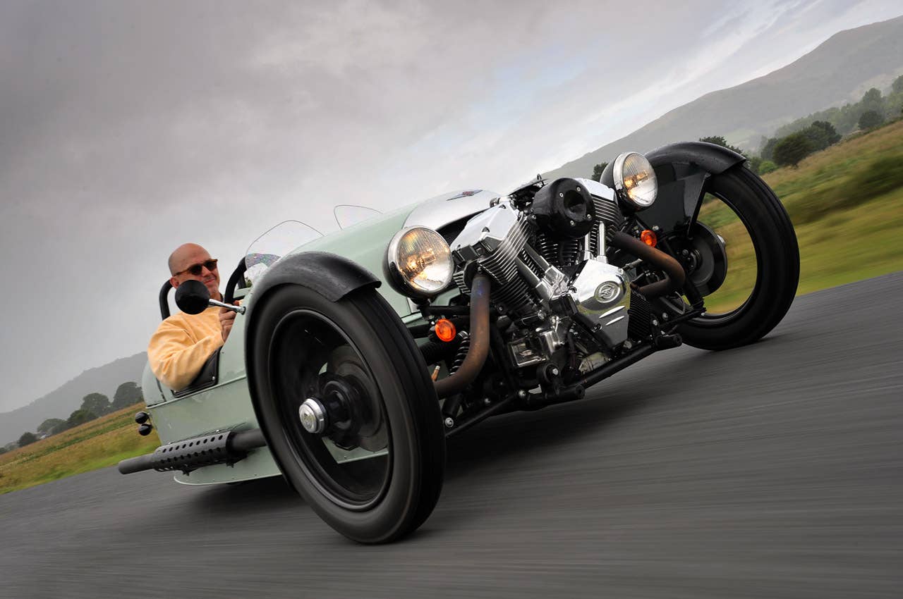 2012 Morgan 3 Wheeler driving