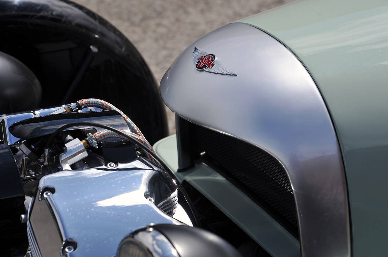 2012 Morgan 3 Wheeler front detail