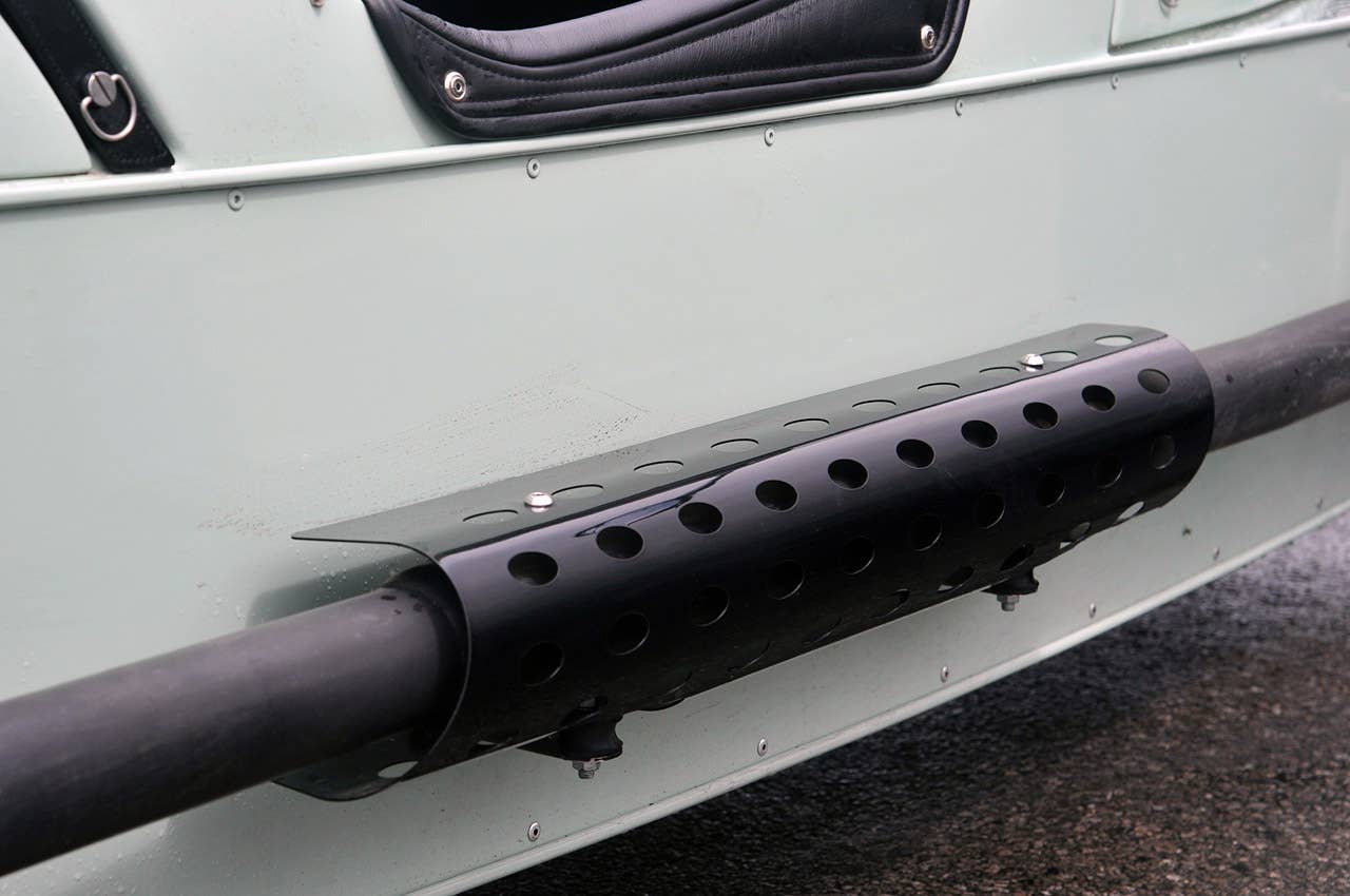 2012 Morgan 3 Wheeler exhaust pipe