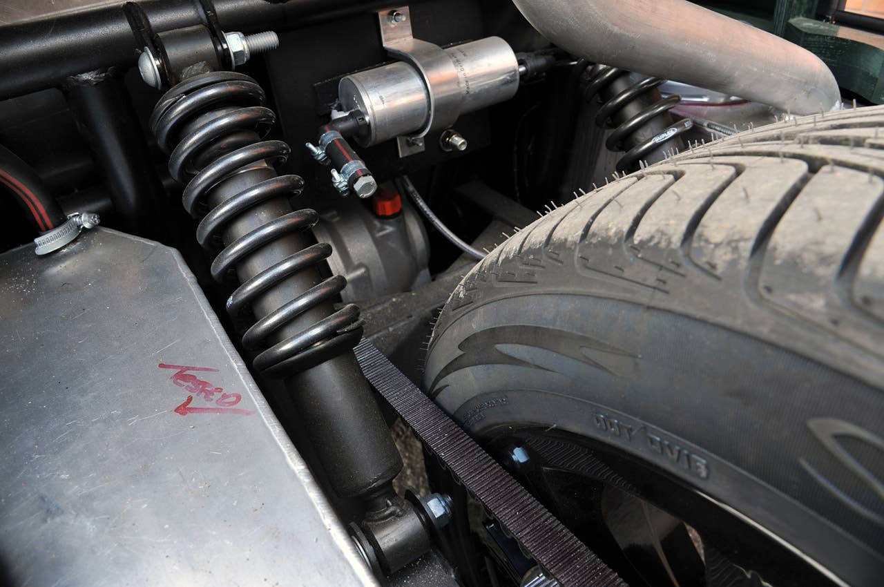 2012 Morgan 3 Wheeler rear suspension