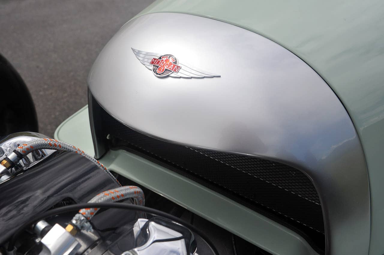 2012 Morgan 3 Wheeler front detail