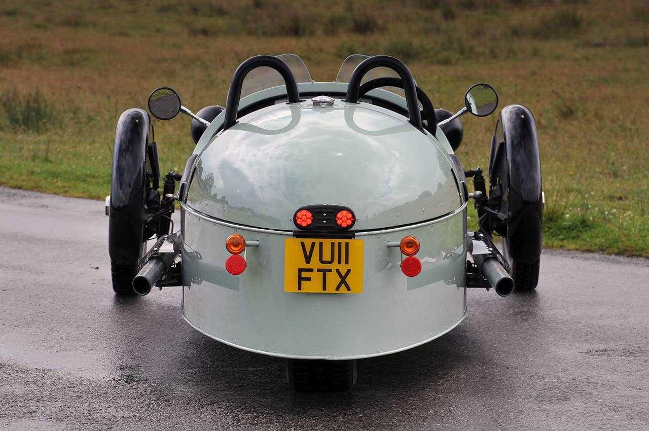 2012 Morgan 3 Wheeler rear view