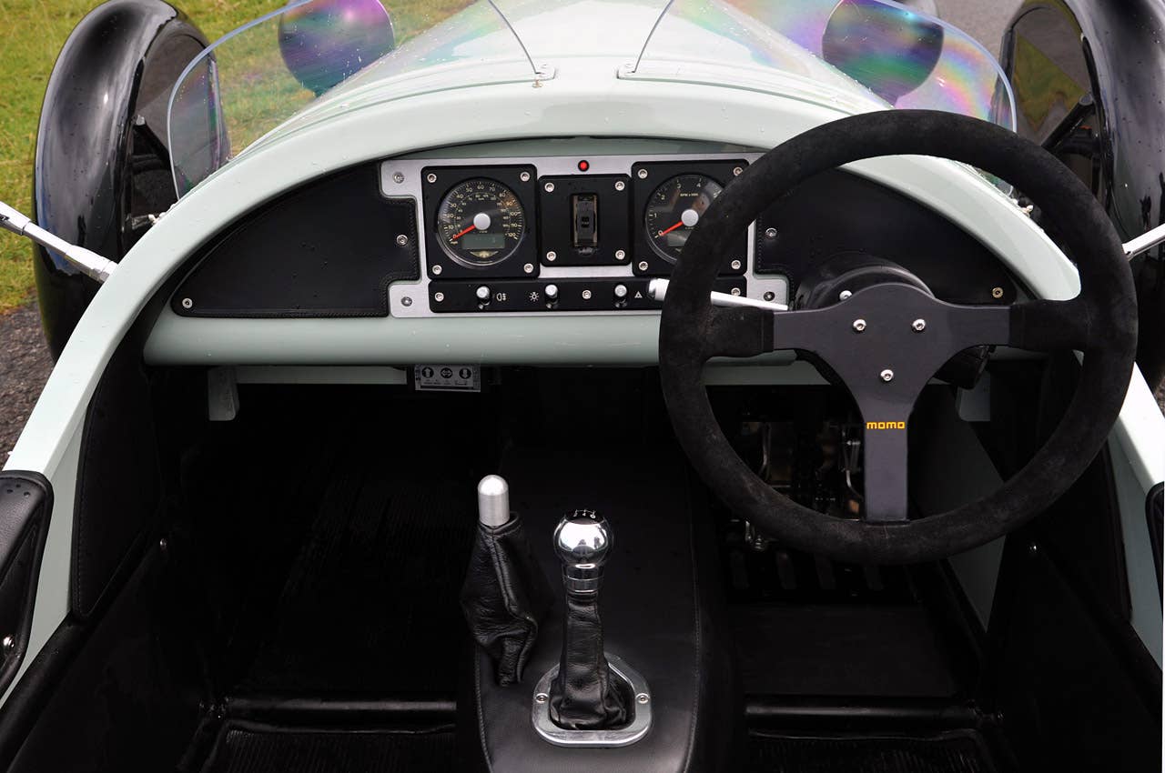 2012 Morgan 3 Wheeler interior