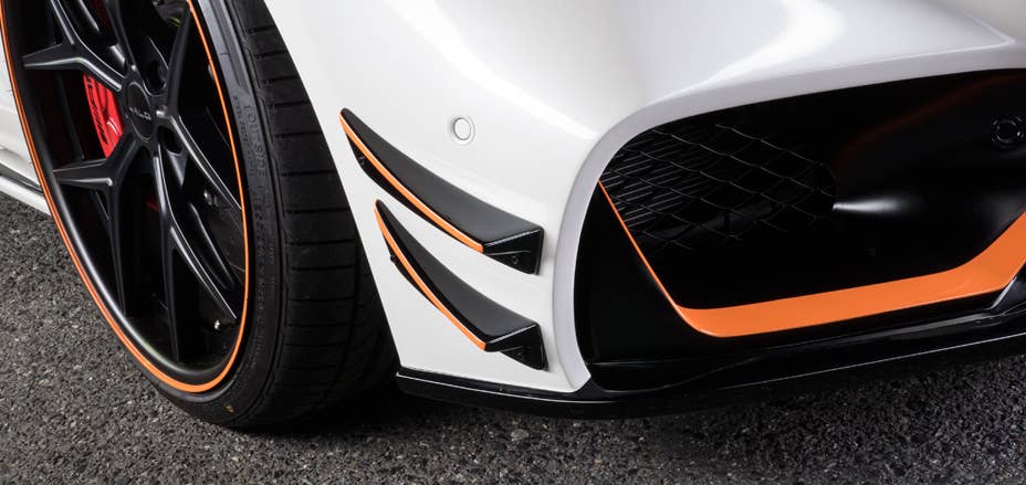 wald international black bison mercedes-amg gt front splitter