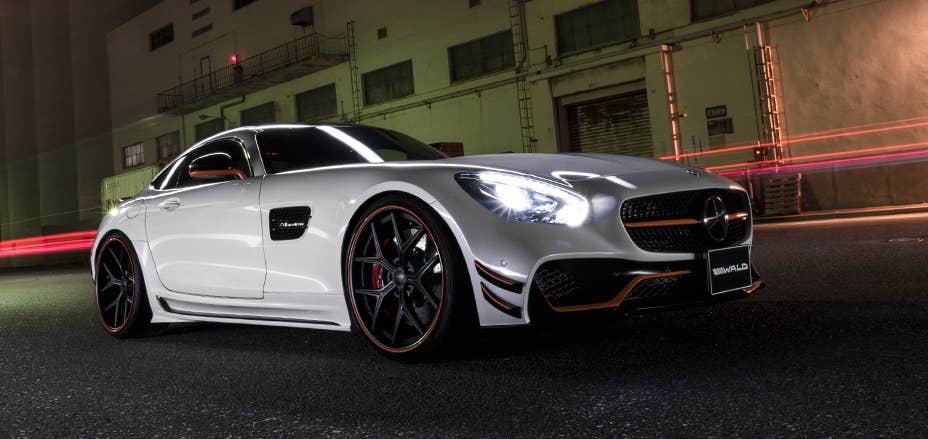 wald international black bison mercedes-amg gt front three quarters