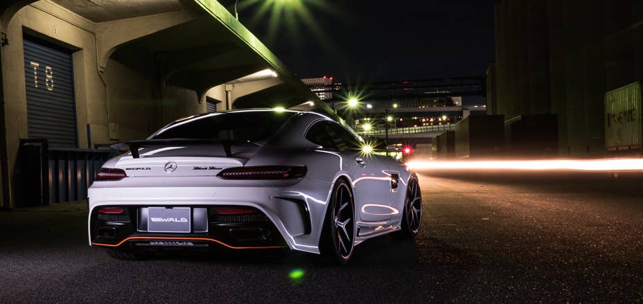 wald international black bison mercedes-amg gt rear