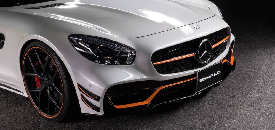 wald international black bison mercedes-amg gt front end