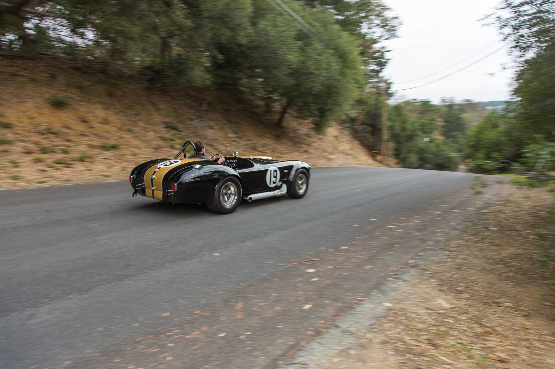1965 Shelby 427 Competition Cobra driving rear
