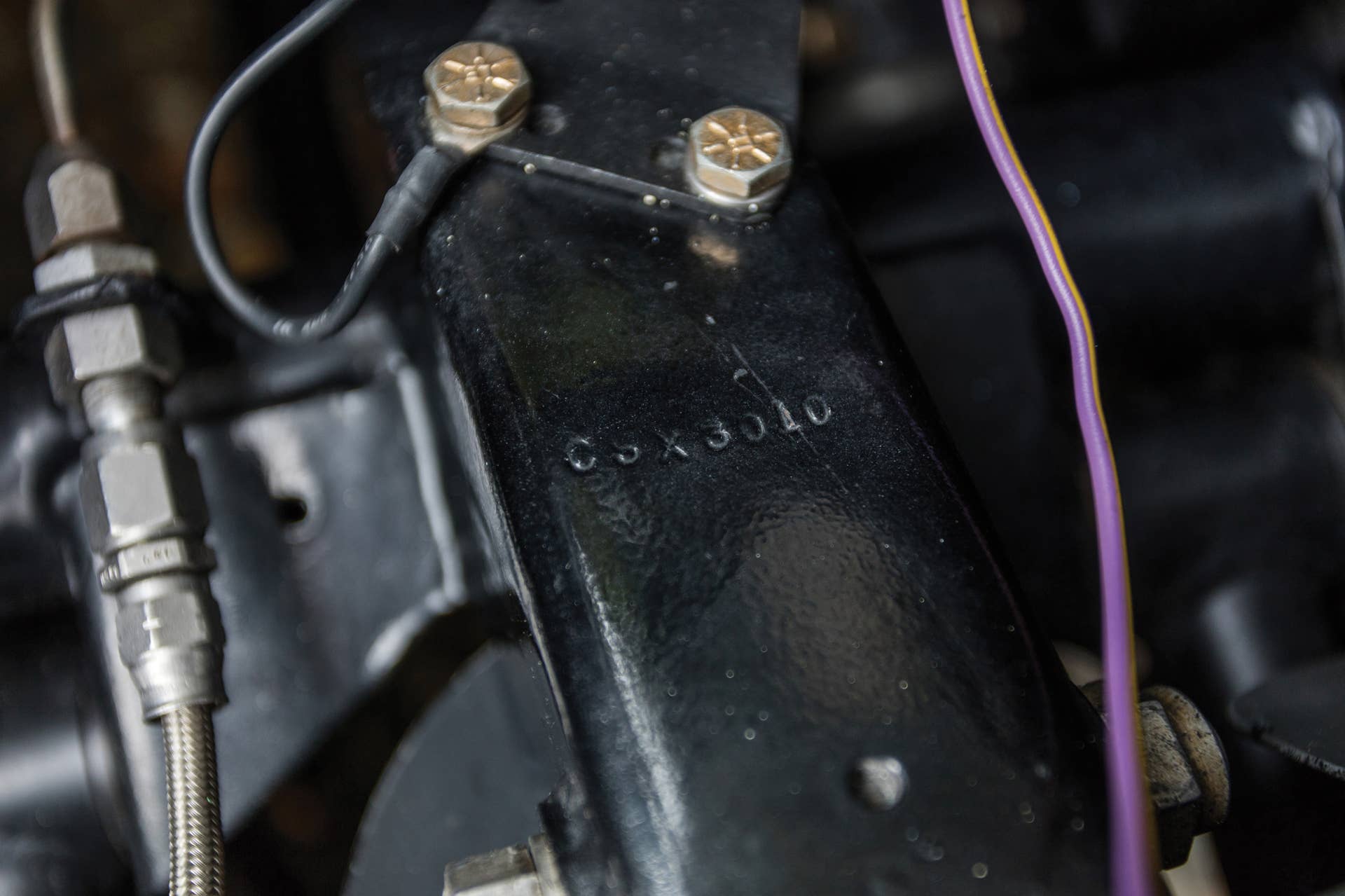 1965 Shelby 427 Competition Cobra chassis number etched frame