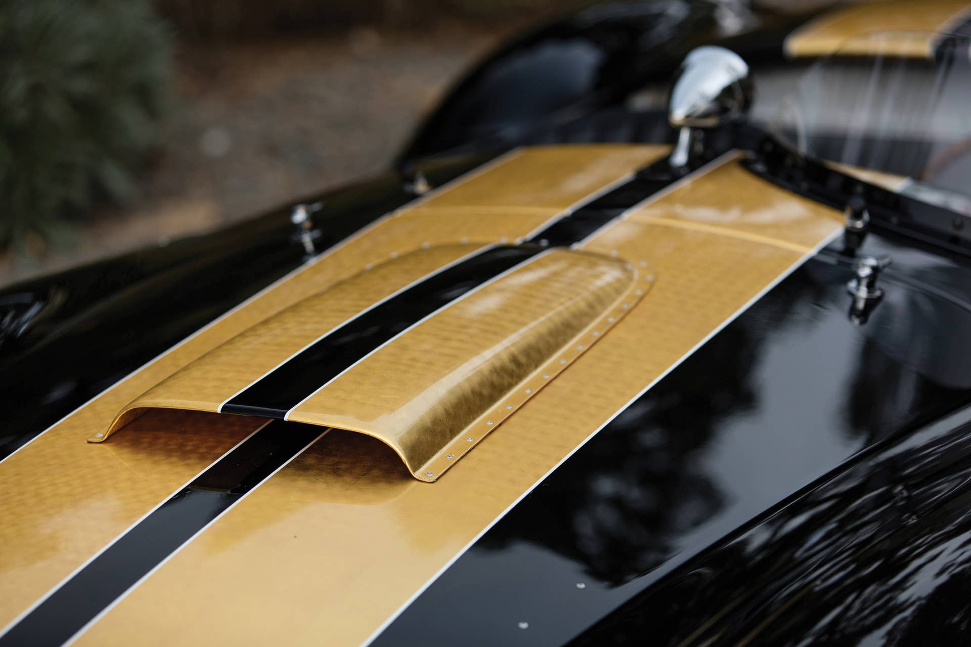 1965 Shelby 427 Competition Cobra hood stripes